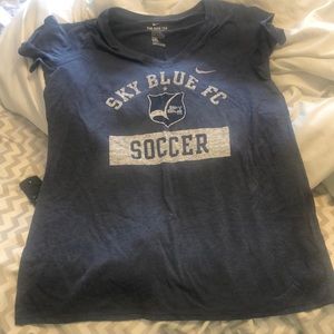Sky blue fc shirt size large.